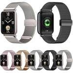 Cinturino per orologio in acciaio inossidabile con fibbia magnetica milanese., For Xiaomi Band 10 Pro / Redmi Watch 6 / Watch 5