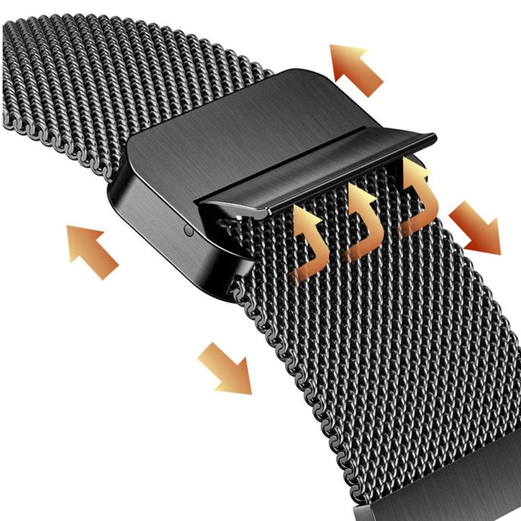 Cinturino per orologio in acciaio inossidabile con fibbia magnetica milanese., For Xiaomi Band 10 Pro / Redmi Watch 6 / Watch 5