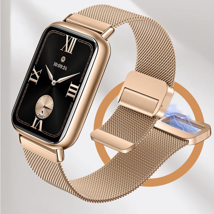 Cinturino per orologio in acciaio inossidabile con fibbia magnetica milanese., For Xiaomi Band 10 Pro / Redmi Watch 6 / Watch 5