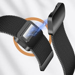 Cinturino per orologio in acciaio inossidabile con fibbia magnetica milanese., For Xiaomi Band 10 Pro / Redmi Watch 6 / Watch 5