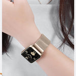 Cinturino per orologio in acciaio inossidabile con fibbia magnetica milanese., For Xiaomi Band 10 Pro / Redmi Watch 6 / Watch 5