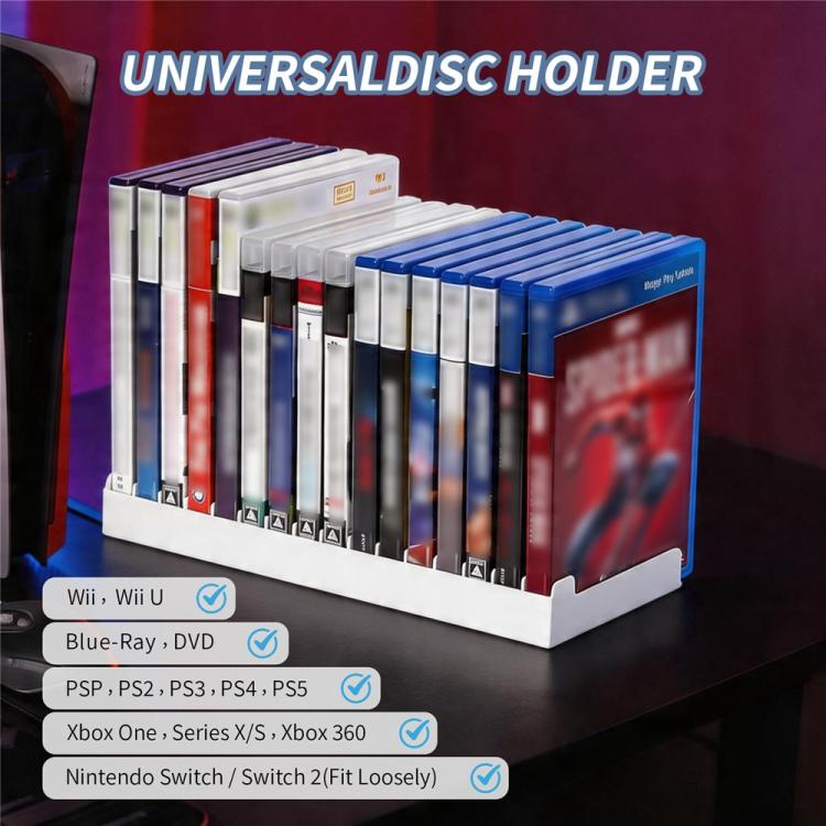 Porta dischi universale per PS5 / PS4 / Nintendo Switch (2 pezzi)