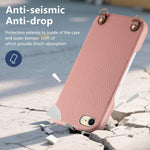 Custodia per telefono in PU con retro in pelle, fibbia in metallo e tracolla, texture litchi, con fibbia in metallo e texture a litchi., For iPhone 17e / 16e, For iPhone 17 Pro Max, For iPhone 17 Pro