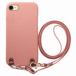 Custodia per telefono in PU con retro in pelle, fibbia in metallo e tracolla, texture litchi, con fibbia in metallo e texture a litchi., For iPhone 17e / 16e, For iPhone 17 Pro Max, For iPhone 17 Pro