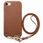 Custodia per telefono in PU con retro in pelle, fibbia in metallo e tracolla, texture litchi, con fibbia in metallo e texture a litchi., For iPhone 17e / 16e, For iPhone 17 Pro Max, For iPhone 17 Pro