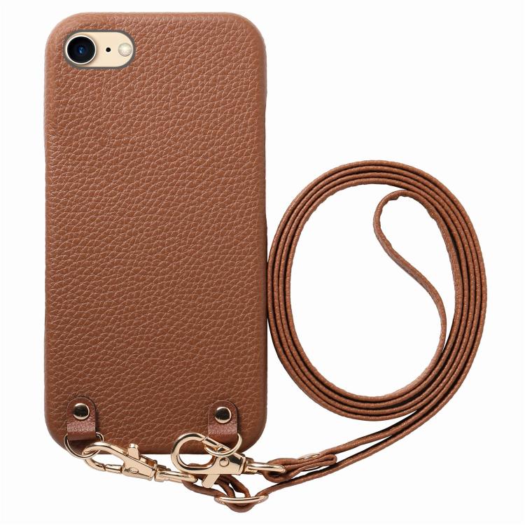 Custodia per telefono in PU con retro in pelle, fibbia in metallo e tracolla, texture litchi, con fibbia in metallo e texture a litchi., For iPhone 17e / 16e, For iPhone 17 Pro Max, For iPhone 17 Pro