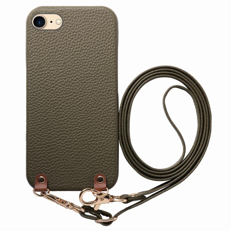 Custodia per telefono in PU con retro in pelle, fibbia in metallo e tracolla, texture litchi, con fibbia in metallo e texture a litchi., For iPhone 17e / 16e, For iPhone 17 Pro Max, For iPhone 17 Pro