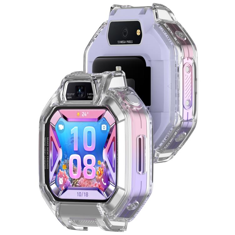 Custodia protettiva per orologio in TPU cavo a copertura parziale, For Huawei Watch Kids X1 / X1 Pro