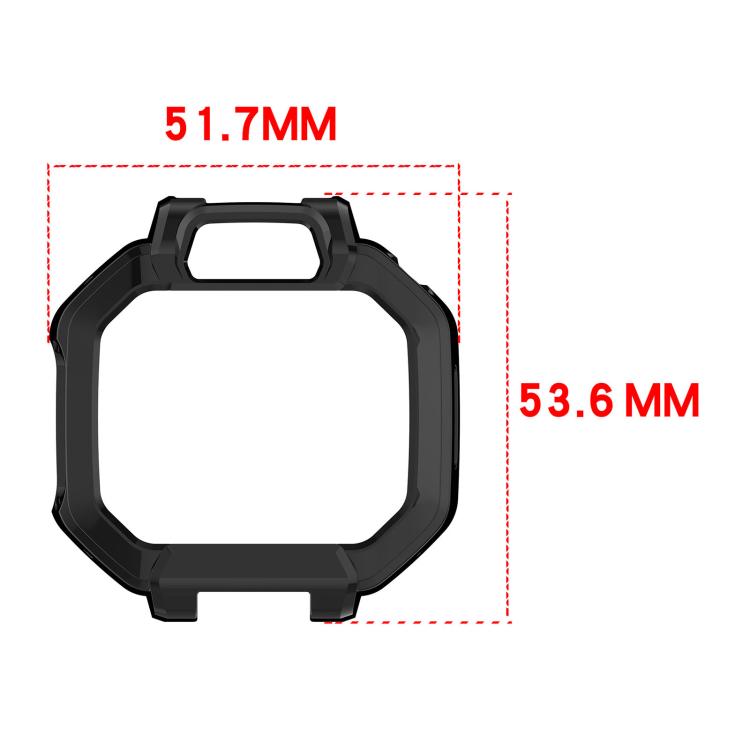 Custodia protettiva per orologio in TPU cavo a copertura parziale, For Huawei Watch Kids X1 / X1 Pro