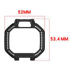 Custodia protettiva per orologio in policarbonato cavo con mezza copertura e fila singola di diamanti., For Huawei Watch Kids X1 / X1 Pro