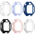 Custodia protettiva per orologio in policarbonato cavo con mezza copertura e fila singola di diamanti., For Huawei Watch Kids X1 / X1 Pro