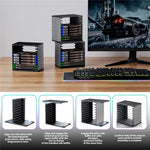 Per Nintendo Switch / PS5 / PS4 / Xbox, 2 torri modulari fai-da-te per riporre i dischi di gioco.