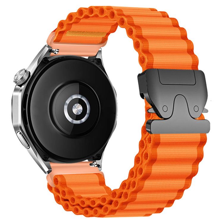 Cinturino per orologio in nylon a coste larghe con fibbia da paracadute, ideale per fuoristrada., 22mm, 20mm, 18mm