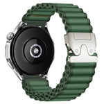 Cinturino per orologio in nylon a coste larghe con fibbia da paracadute, ideale per fuoristrada., 22mm, 20mm, 18mm