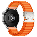 Cinturino per orologio in nylon a coste larghe con fibbia da paracadute, ideale per fuoristrada., 22mm, 20mm, 18mm