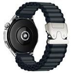 Cinturino per orologio in nylon a coste larghe con fibbia da paracadute, ideale per fuoristrada., 22mm, 20mm, 18mm