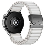 Cinturino per orologio in nylon a coste larghe con fibbia da paracadute, ideale per fuoristrada., 22mm, 20mm, 18mm