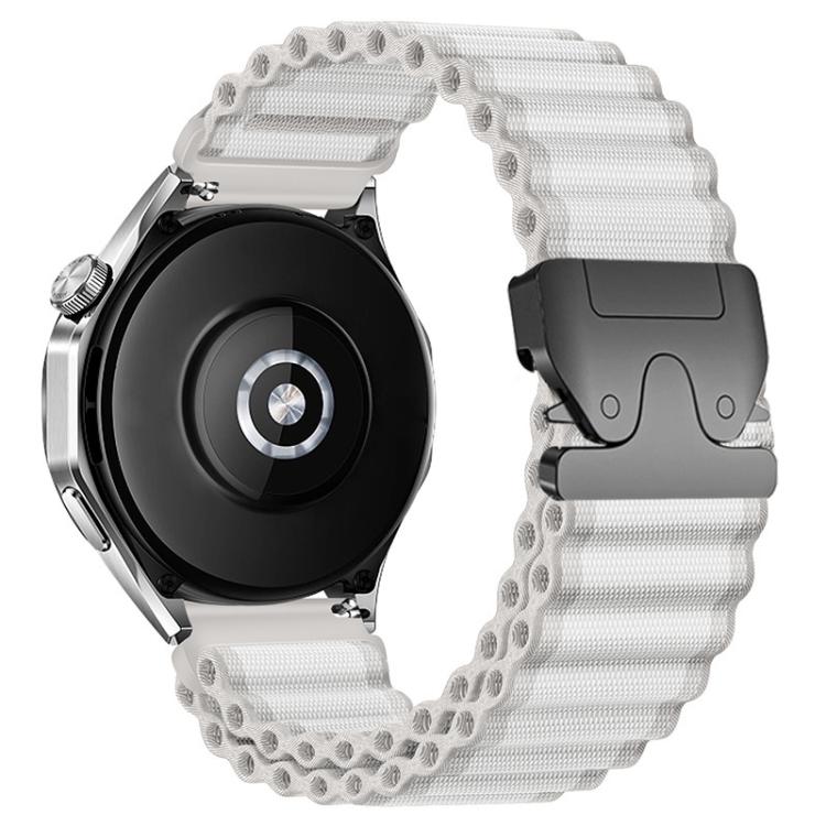 Cinturino per orologio in nylon a coste larghe con fibbia da paracadute, ideale per fuoristrada., 22mm, 20mm, 18mm