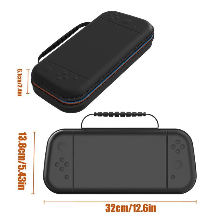 Borsa da viaggio portatile in PU per Nintendo Switch 2, custodia multifunzione con scomparti per schede di gioco.