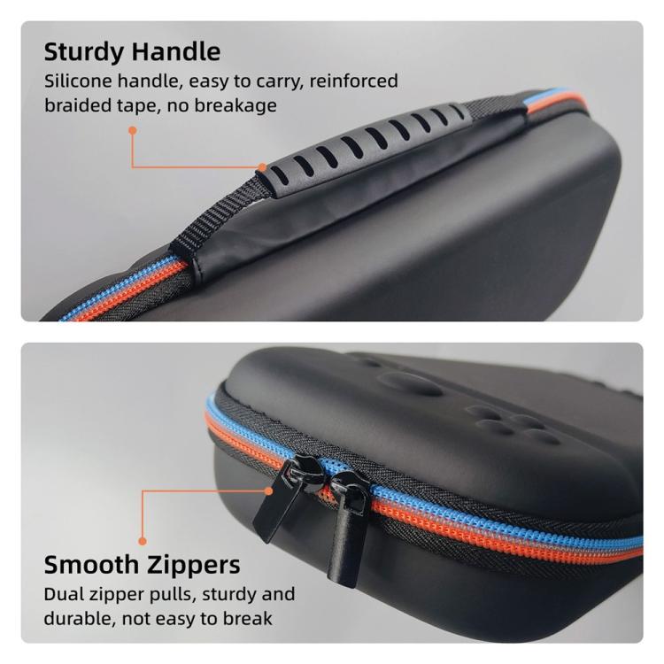 Borsa da viaggio portatile in PU per Nintendo Switch 2, custodia multifunzione con scomparti per schede di gioco.