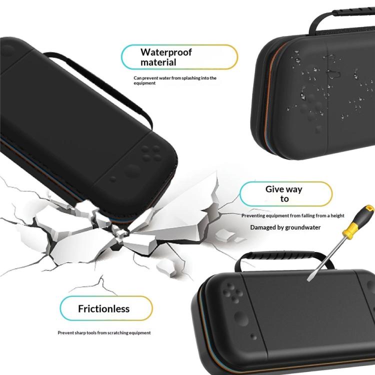 Borsa da viaggio portatile in PU per Nintendo Switch 2, custodia multifunzione con scomparti per schede di gioco.