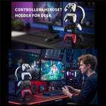 Supporto a 4 livelli per controller e cuffie da gioco