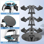 Supporto girevole a 3 livelli a 360 gradi per controller di gioco XBOX / PS5 / Switch, 3-Tier Rotating