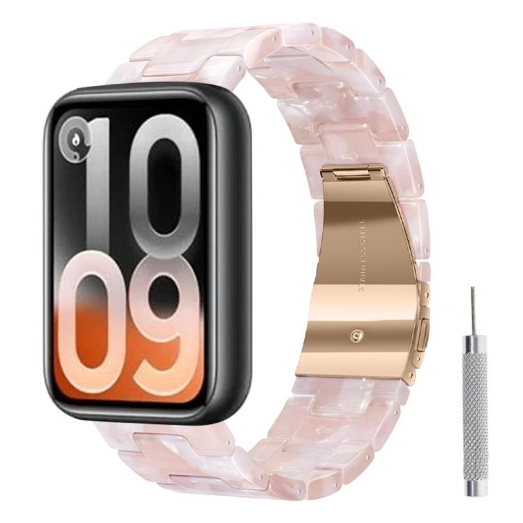 Cinturino per orologio in resina con chiusura a farfalla e tre perline, completo di strumento per la rimozione., For Xiaomi Band 10 Pro / Redmi Watch 6 / 5