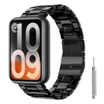 Cinturino per orologio in resina con chiusura a farfalla e tre perline, completo di strumento per la rimozione., For Xiaomi Band 10 Pro / Redmi Watch 6 / 5