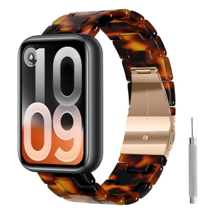 Cinturino per orologio in resina con chiusura a farfalla e tre perline, completo di strumento per la rimozione., For Xiaomi Band 10 Pro / Redmi Watch 6 / 5