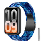 Cinturino per orologio in resina con chiusura a farfalla e tre perline, completo di strumento per la rimozione., For Xiaomi Band 10 Pro / Redmi Watch 6 / 5