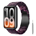 Cinturino per orologio in resina con chiusura a farfalla e tre perline, completo di strumento per la rimozione., For Xiaomi Band 10 Pro / Redmi Watch 6 / 5