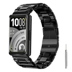 Cinturino per orologio in resina con chiusura a farfalla e tre perline, completo di strumento per la rimozione., For Huawei Band 11 / Band 11 Pro