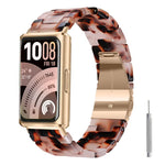 Cinturino per orologio in resina con chiusura a farfalla e tre perline, completo di strumento per la rimozione., For Huawei Band 11 / Band 11 Pro