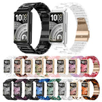 Cinturino per orologio in resina con chiusura a farfalla e tre perline, completo di strumento per la rimozione., For Huawei Band 11 / Band 11 Pro