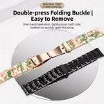 Cinturino per orologio in resina con chiusura a farfalla e tre perline, completo di strumento per la rimozione., For Huawei Band 11 / Band 11 Pro
