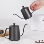Caffettiera a collo di cigno in acciaio inox 350ml 600ml