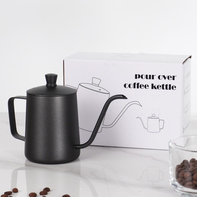 Caffettiera a collo di cigno in acciaio inox 350ml 600ml