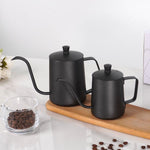 Caffettiera a collo di cigno in acciaio inox 350ml 600ml