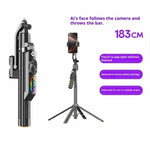 Treppiede con gimbal intelligente e tracciamento volto AI