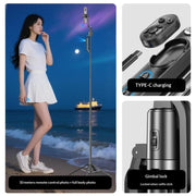 Q575TK Treppiede con gimbal intelligente, pop-up automatico, tracciamento del volto, controllo gestuale, selfie stick con intelligenza artificiale, Q575TK