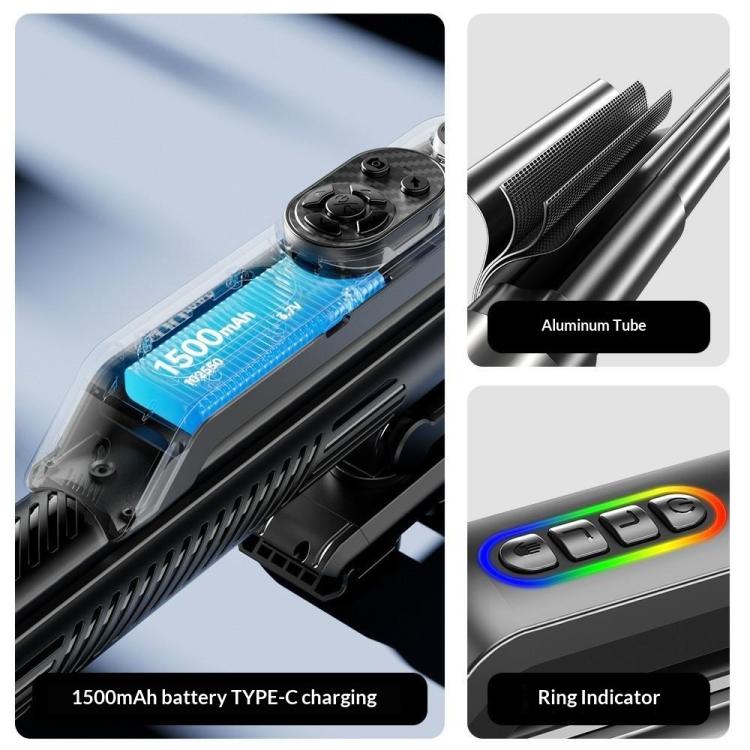 Treppiede con gimbal intelligente e tracciamento volto AI