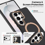 MOCOME Custodia per telefono con supporto girevole Kedun, magnetica e antiurto., For Galaxy S26 Ultra 5G, For Galaxy S26 5G, For Galaxy S25 5G, For Galaxy S25+ 5G