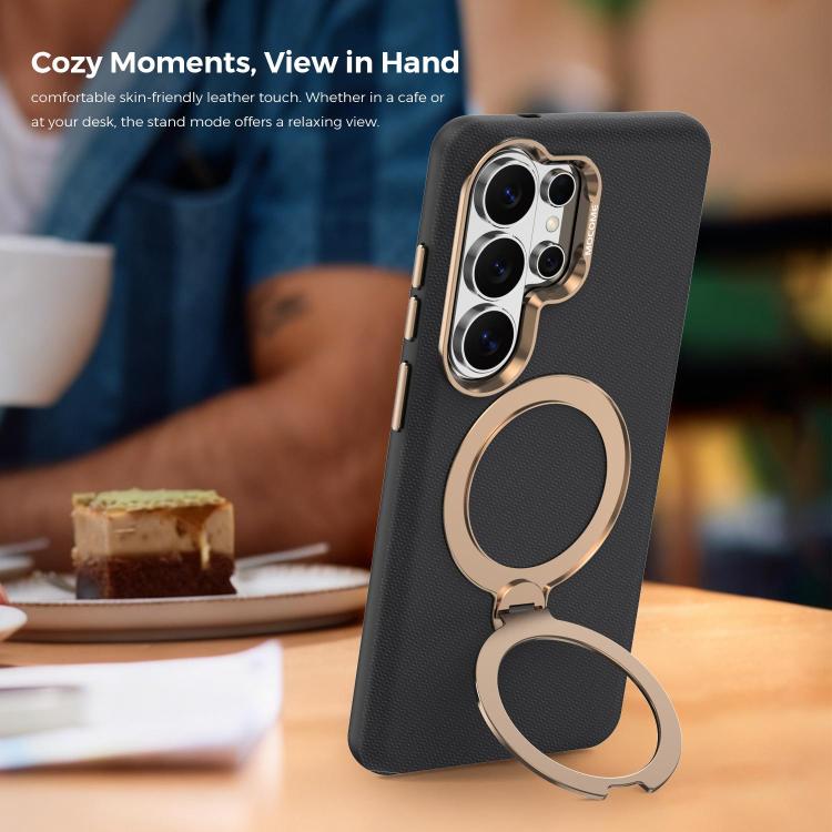 MOCOME Custodia per telefono con supporto girevole Kedun, magnetica e antiurto., For Galaxy S26 Ultra 5G, For Galaxy S26 5G, For Galaxy S25 5G, For Galaxy S25+ 5G