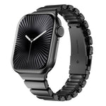Cinturino per orologio magnetico in silicone con chiusura pieghevole in acciaio inossidabile e una sola perlina in vita., For Apple Watch 42mm / 41mm / 40mm / 38mm