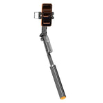 Supporto selfie stick con gimbal AI e luce RGB magnetica
