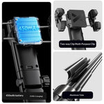 Supporto selfie stick con gimbal AI e luce RGB magnetica
