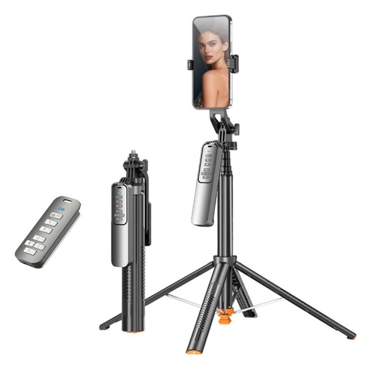 T05TK Per treppiede fotografico, selfie stick, stabilizzatore gimbal con apertura automatica, telecomando, supporto per telefono, T05TK