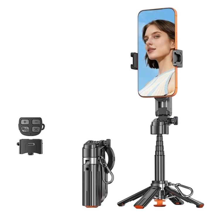 Supporto magnetico per telefono con telecomando Bluetooth T13Y-C, treppiede a scomparsa automatica e asta per selfie estensibile., T13Y-C