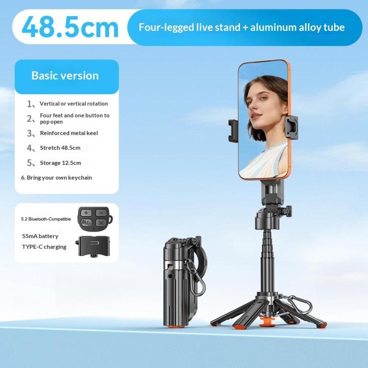 Treppiede selfie Bluetooth T13Y-C per smartphone